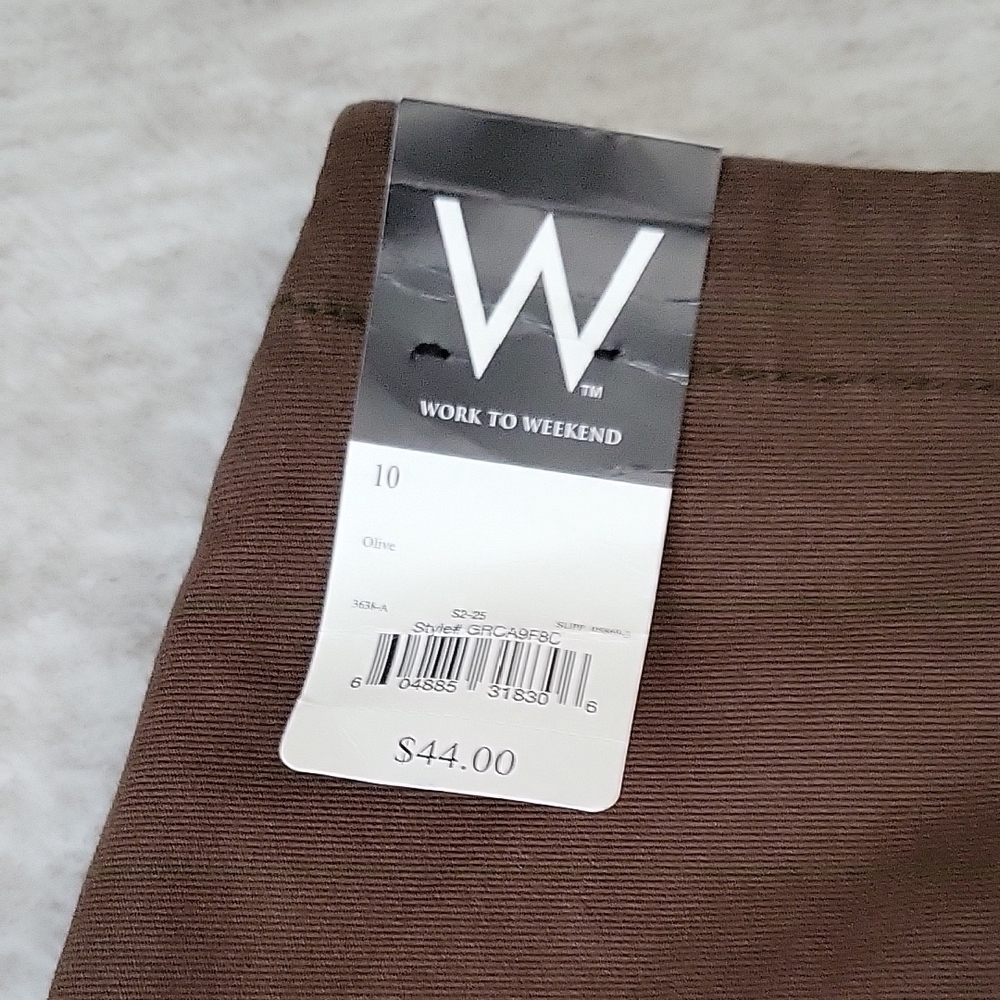 Classic Brown A-Line Women's Skirt - Picture 3 of 4